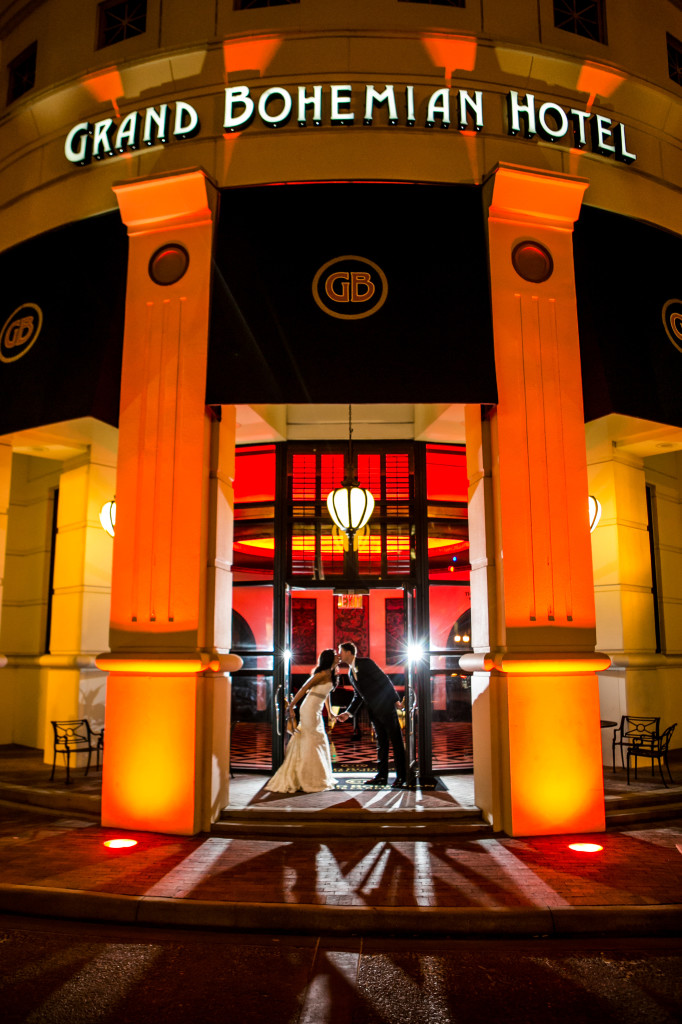 grand bohemian wedding downtown Orlando 