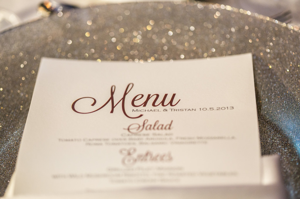 wedding menus 