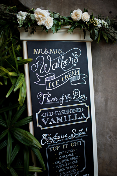 Chalk Art Wedding 