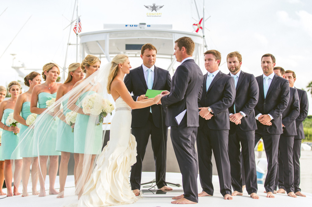 nautical wedding ceremony 