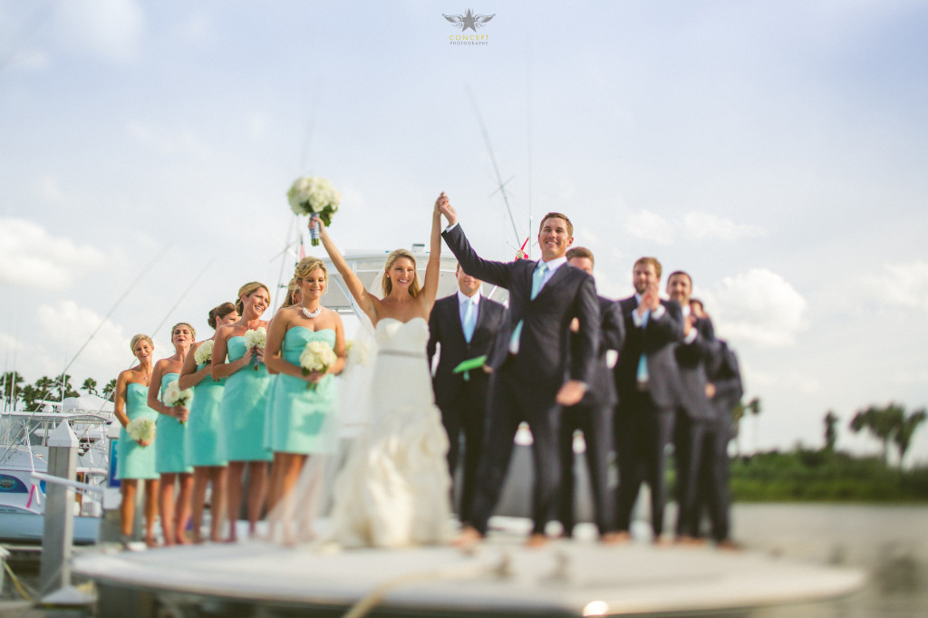 wedding on a boat 