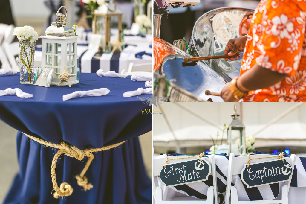 navy nautical wedding 