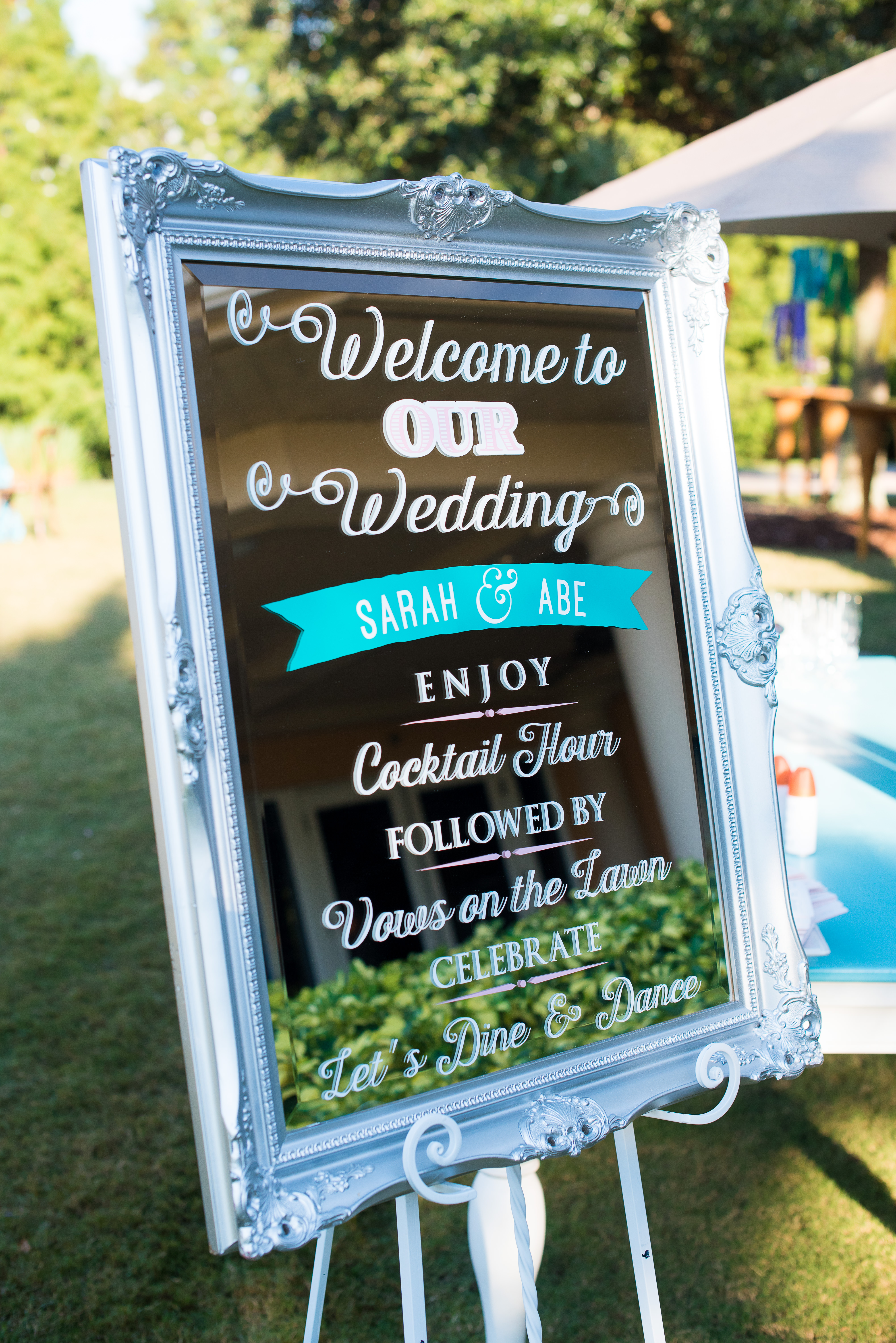 Wedding signage 