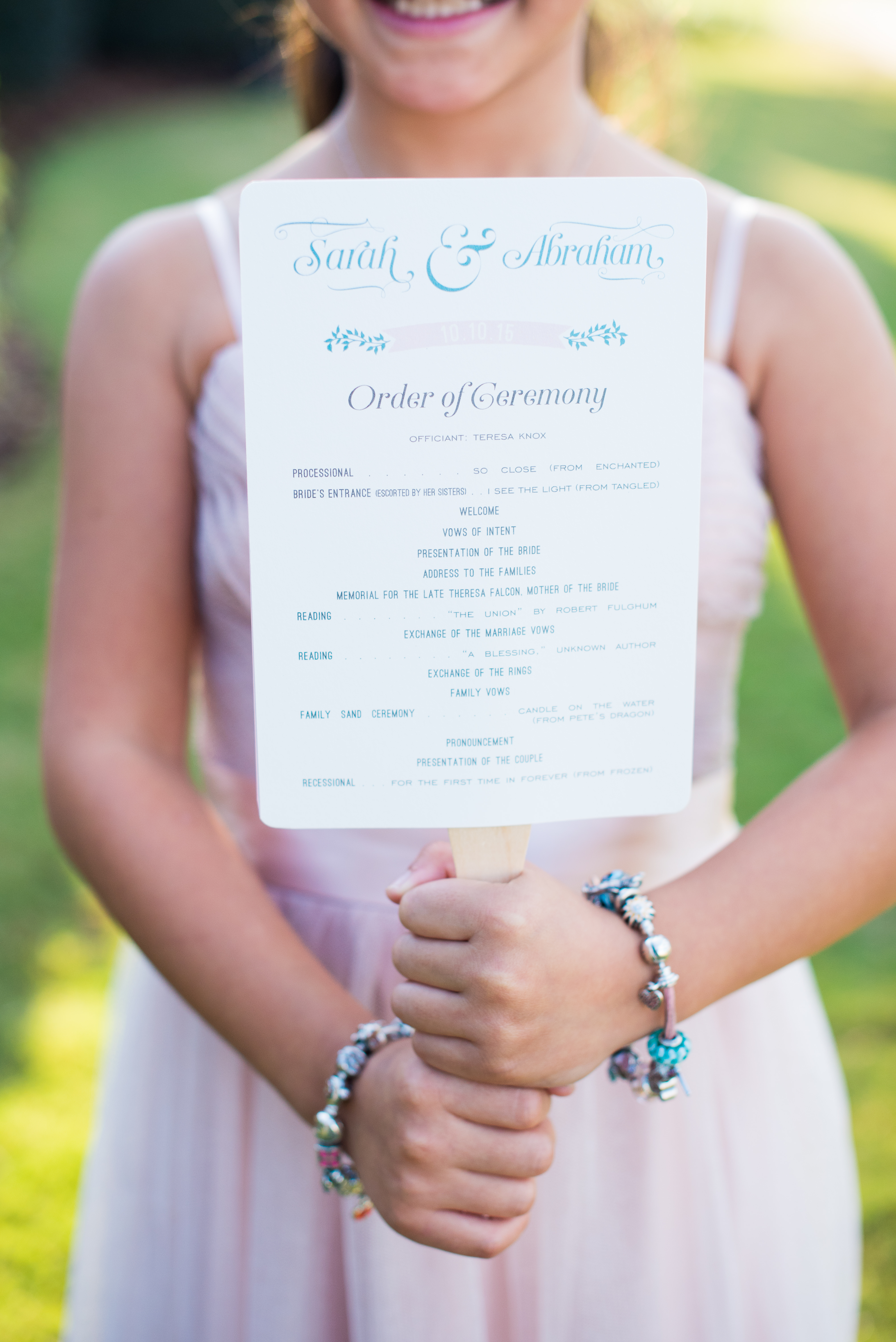 wedding program 