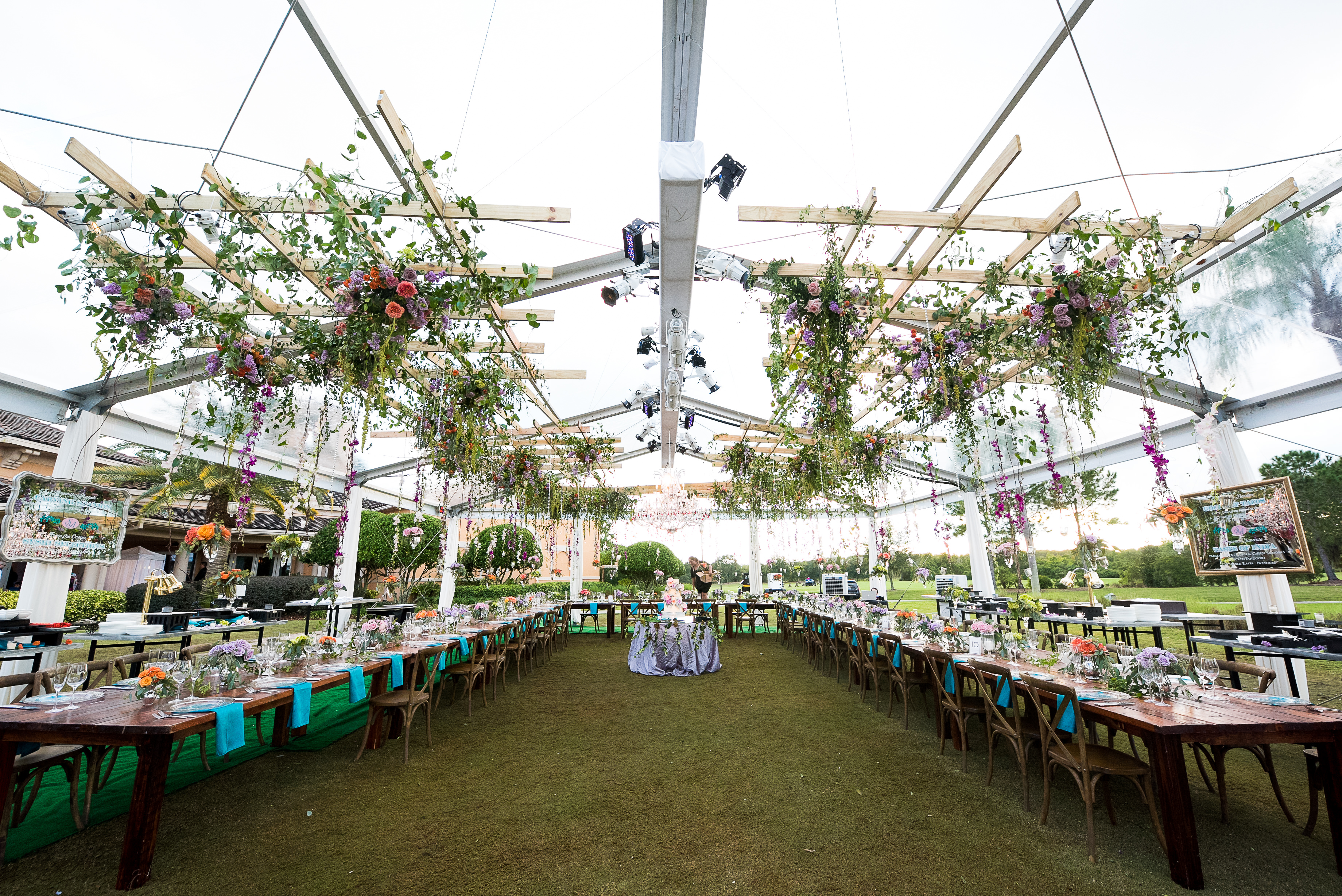 clear tent wedding 