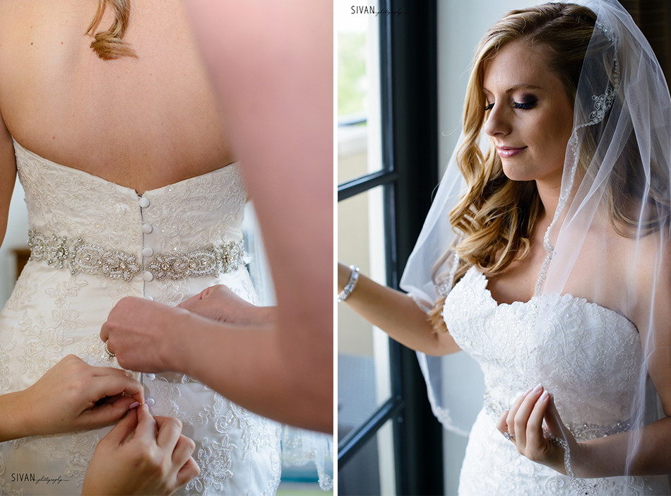 Bride getting ready 