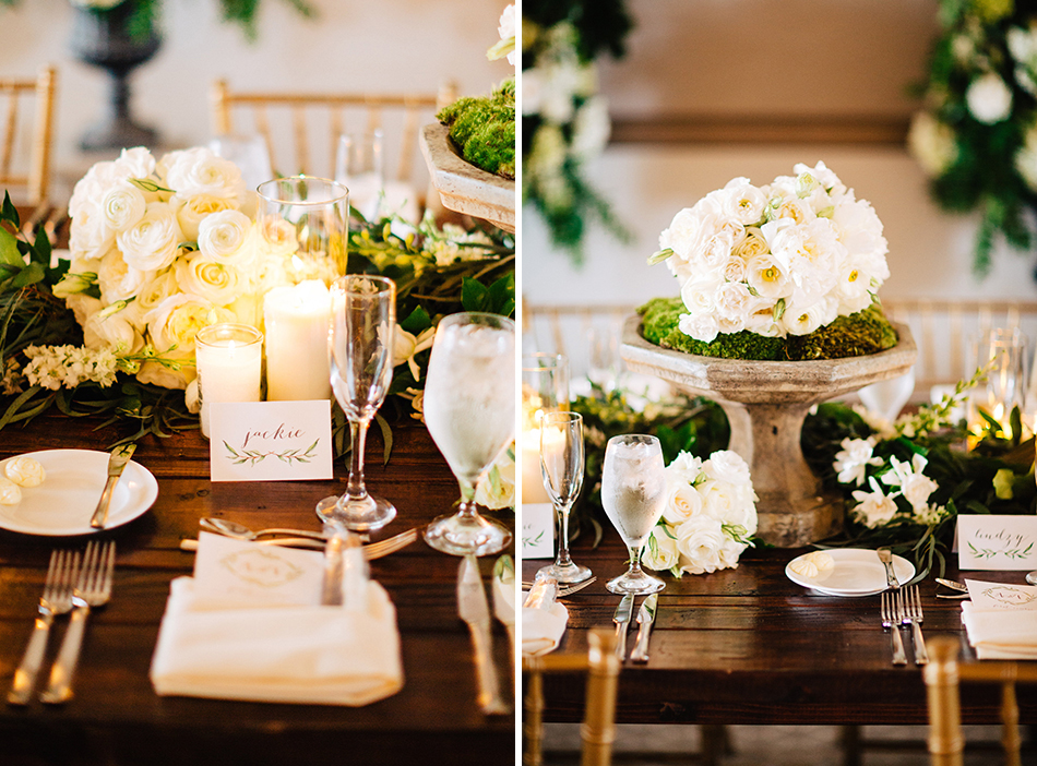 reception table details