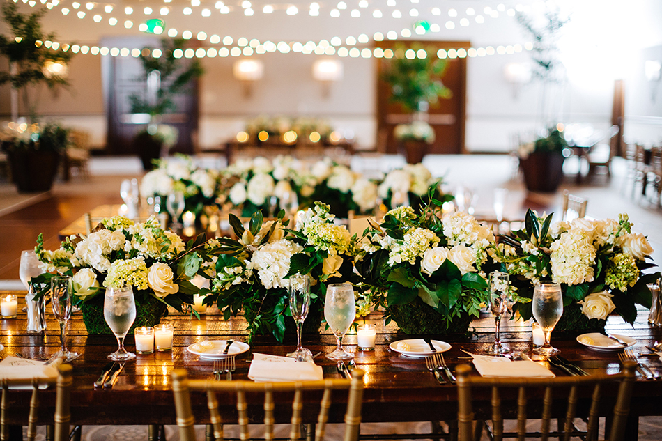 lush floral centerpieces