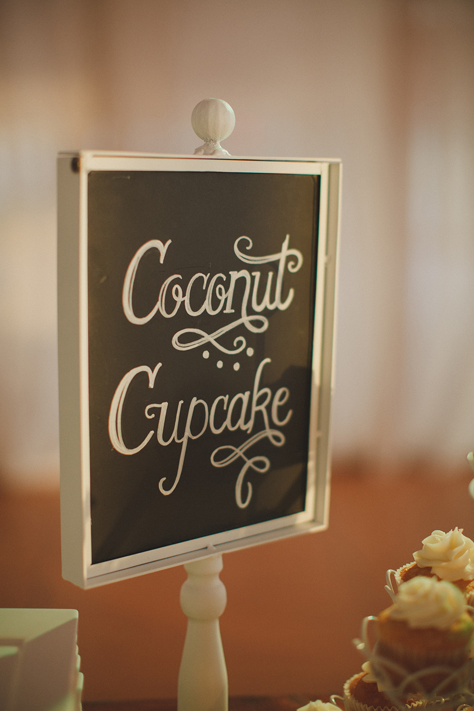 coconut wedding dessert