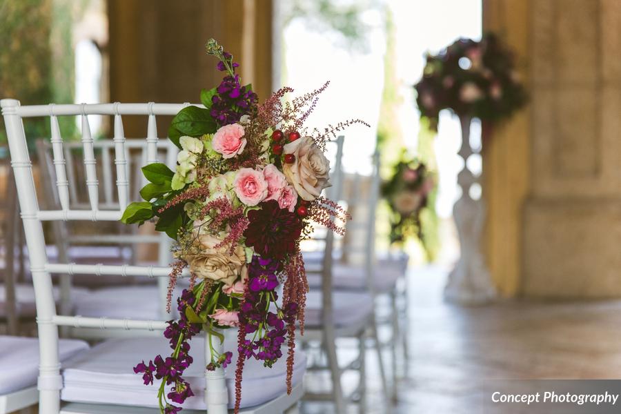 Aisle decor 