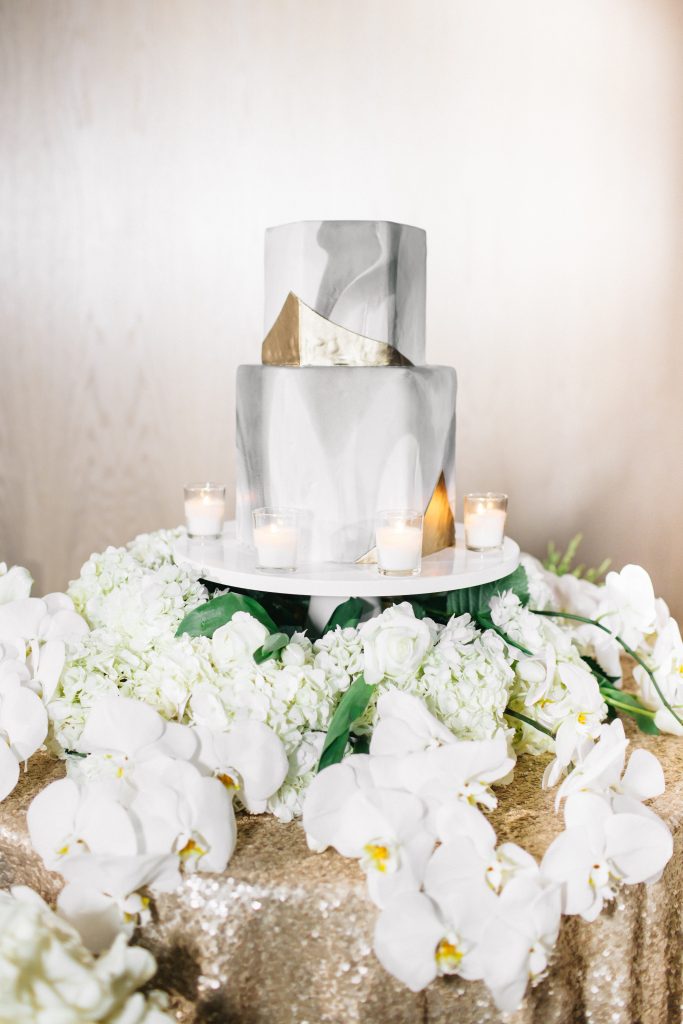 Marble Wedding Cake AATR Weddings
