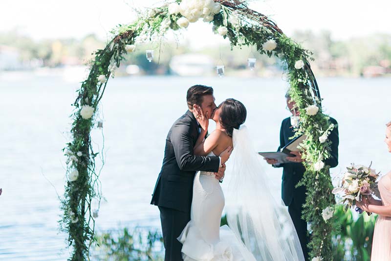 Ceremony Arch AATR Wedding Orlando Wedding Planner