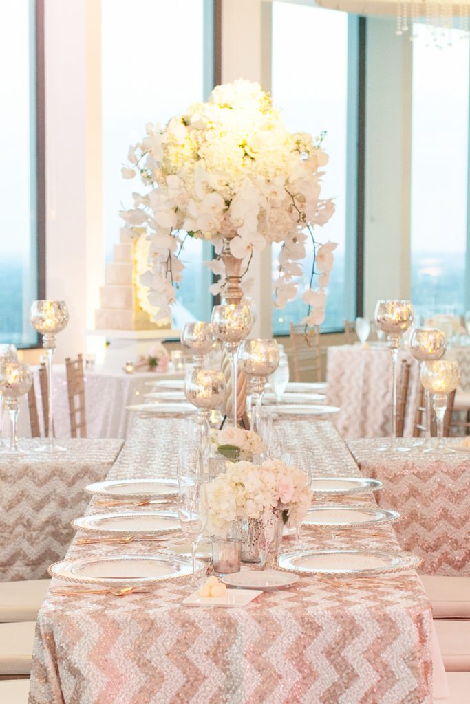 Citrus Club Wedding | Champagne & Glitter Details | Orlando Wedding Designer 