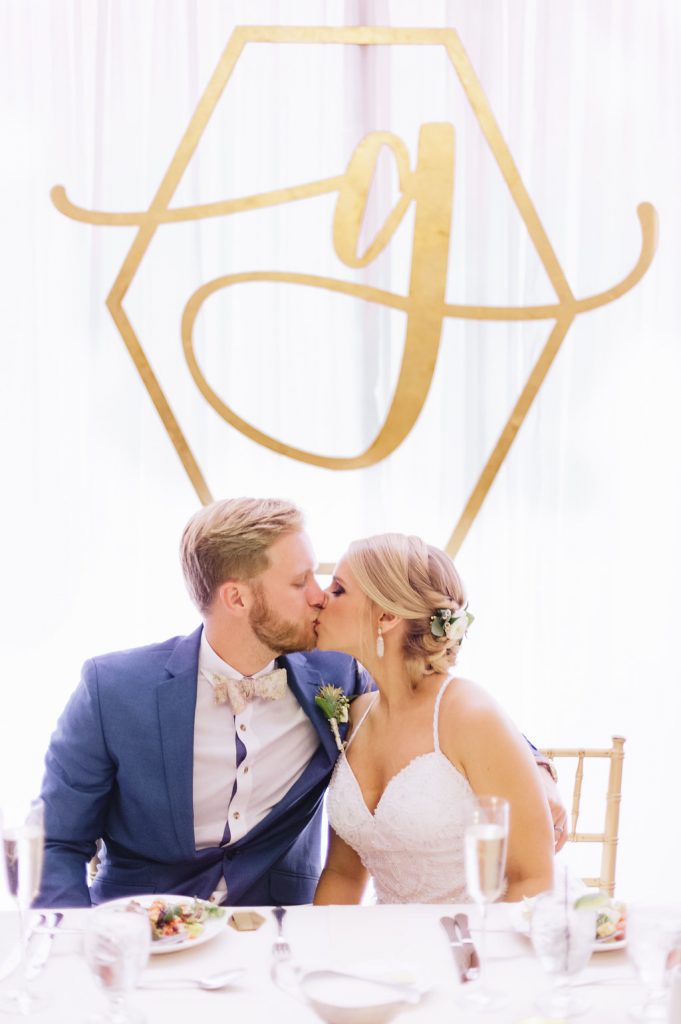 Monogram Backdrop Wedding AATR Weddings 