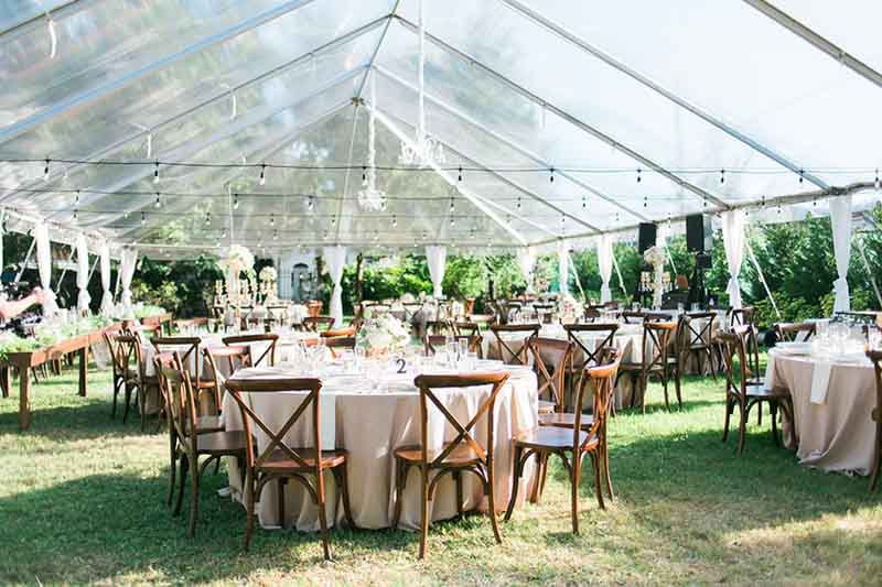 Tent Wedding Clear Tent AATR Wedding Orlando Wedding Planner