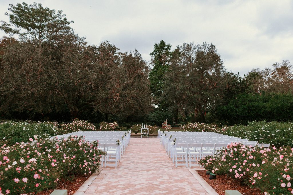 Leu Gardens wedding - rose garden ceremony