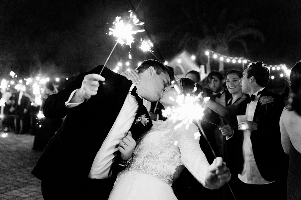 Winter Park Wedding Wedding Planner AATR Weddings Sparkler Exit 