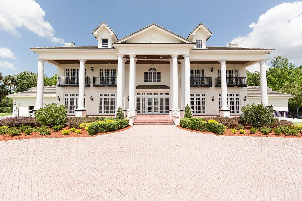 Blush and Greenery Luxmore Grande Estate Florida Wedding 