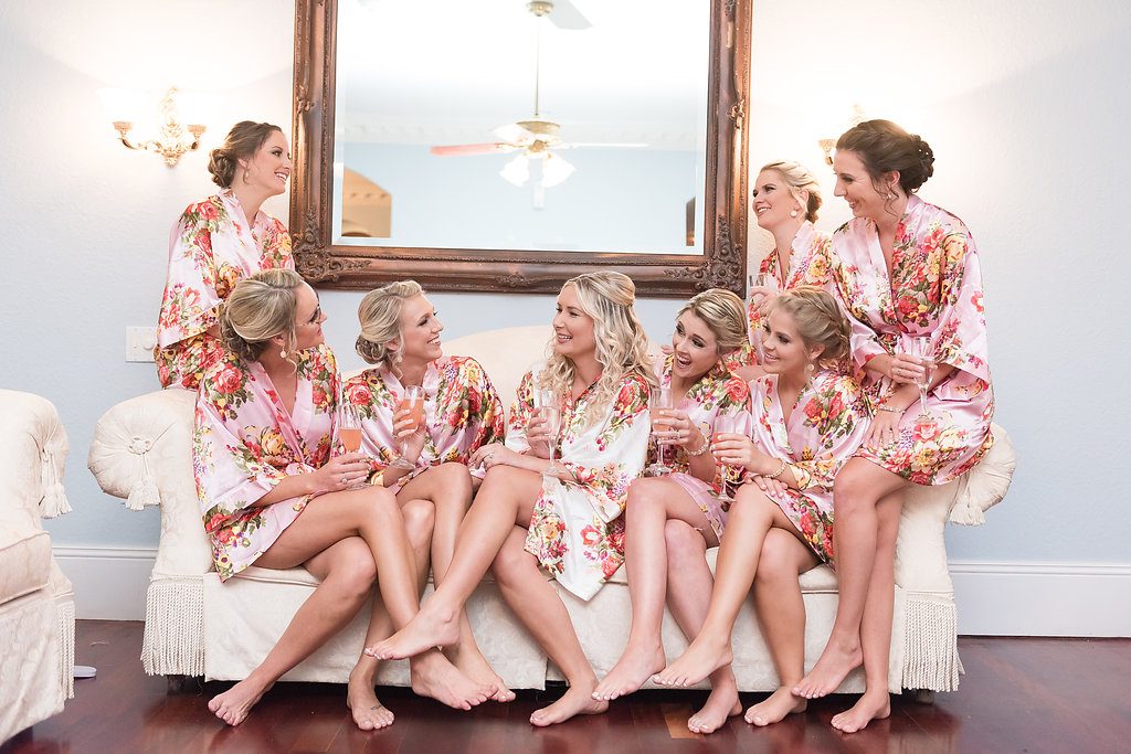 Bridal Party Robes AATR Weddings An Affair to Remember Wedding Planner Orlando 