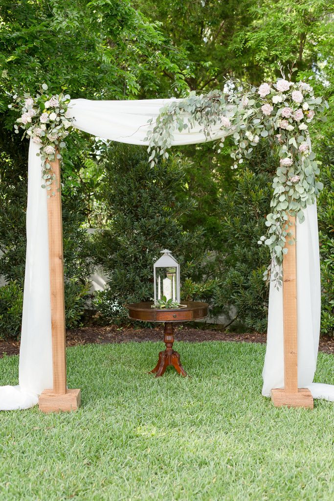 Ceremony Arch Greenery AATR Weddings An Affair to Remember Wedding Planner Orlando 