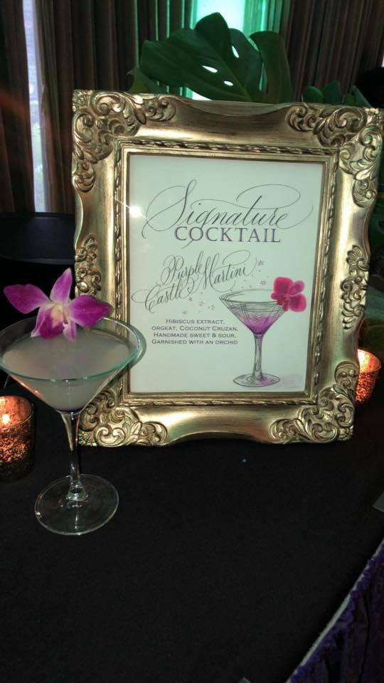 Pamper The Planner at the Castle Hotel cocktail